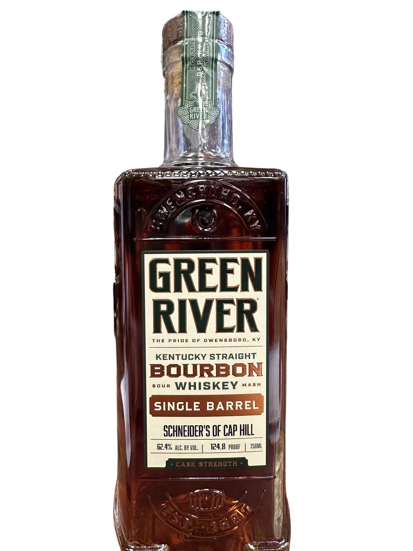 Green River Schneider's Barrel 124.8 Proof Bourbon (750ml)