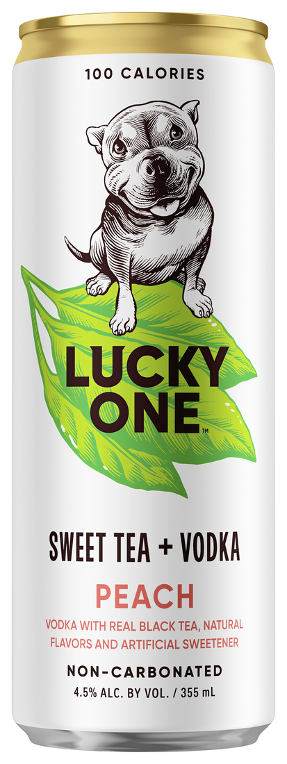 Lucky One Peach Sweet Tea(355ml Can 4pk)