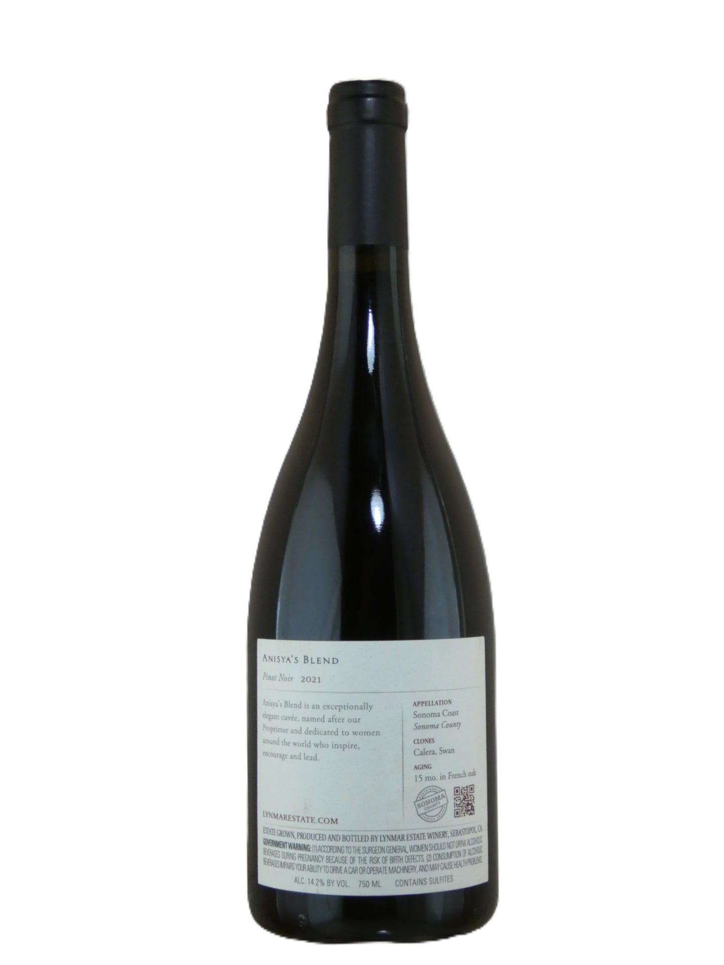 Lynmar Estate Pinot Noir Anisya’s Blend - 2021 (750ml)