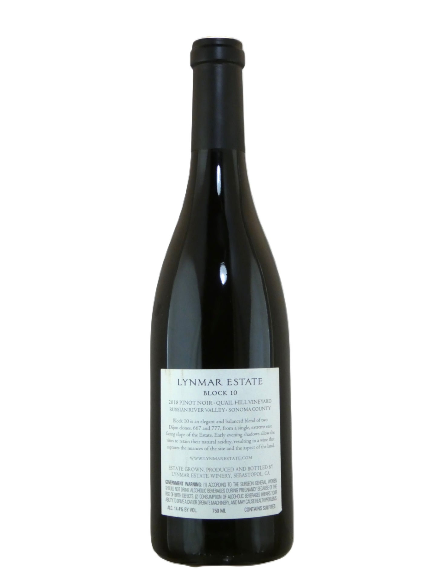 Lynmar Estate Pinot Noir Anisya’s Blend - 2018 (750ml)