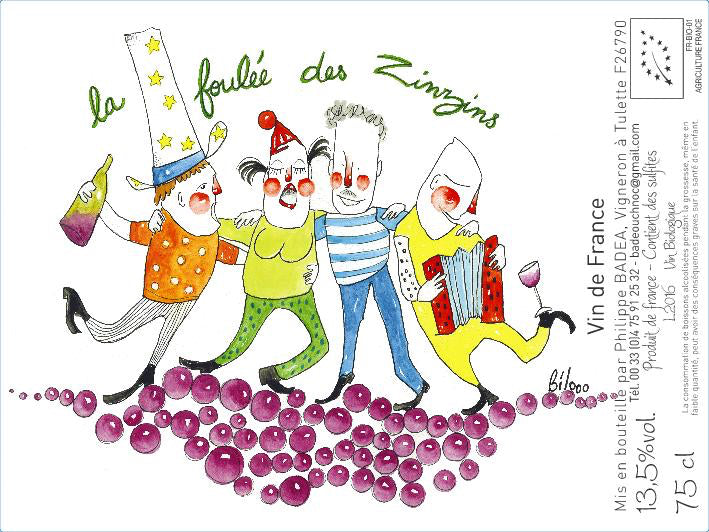 La Foulée des Zinzins Vin de France Organic - 2021 (750ml)
