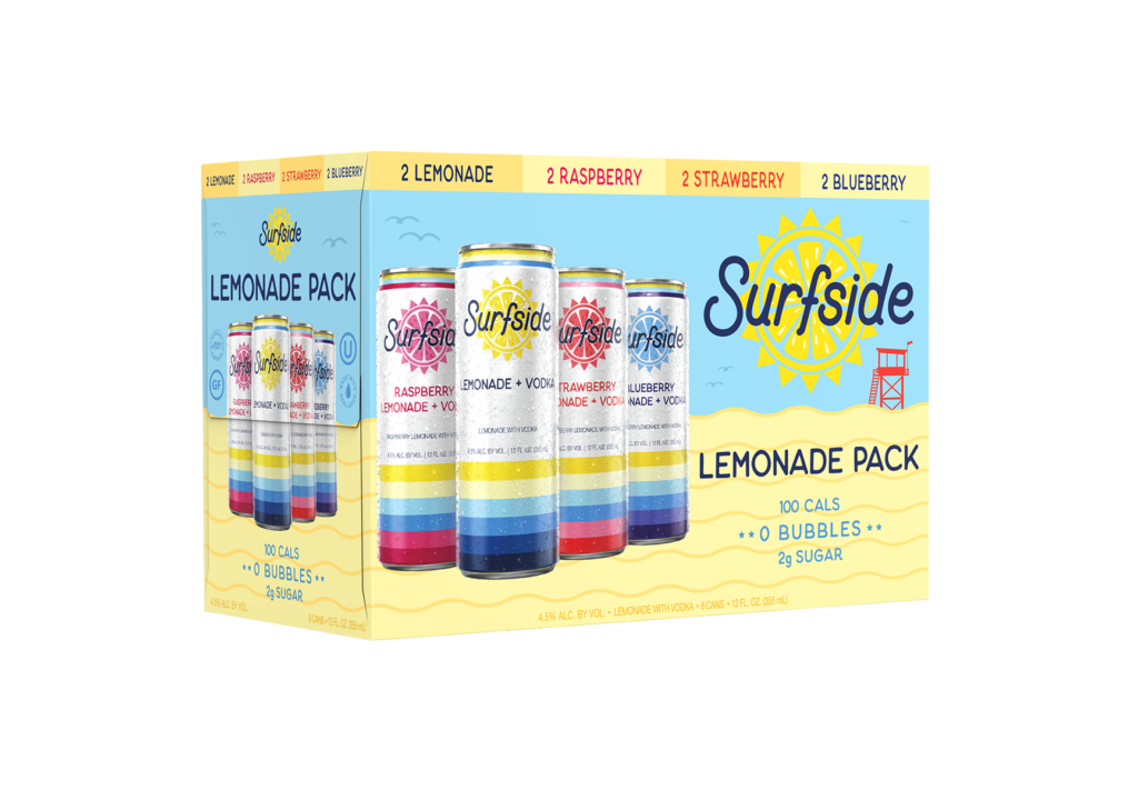 Surfside Vodka Lemonade Variety Pack (12oz 8pk Can)