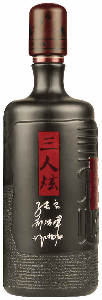 Luzhou Laojiao Sanrenxuan Baijiu (1L)