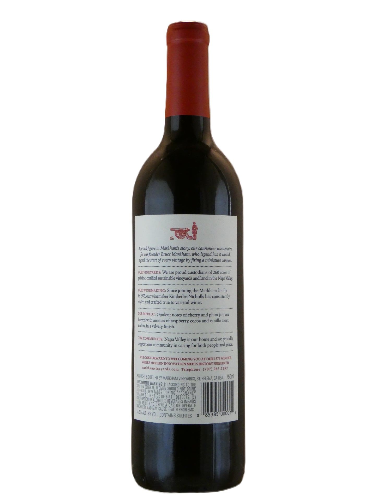 Markham Vineyards Napa Valley Merlot - 2021 (750ml)