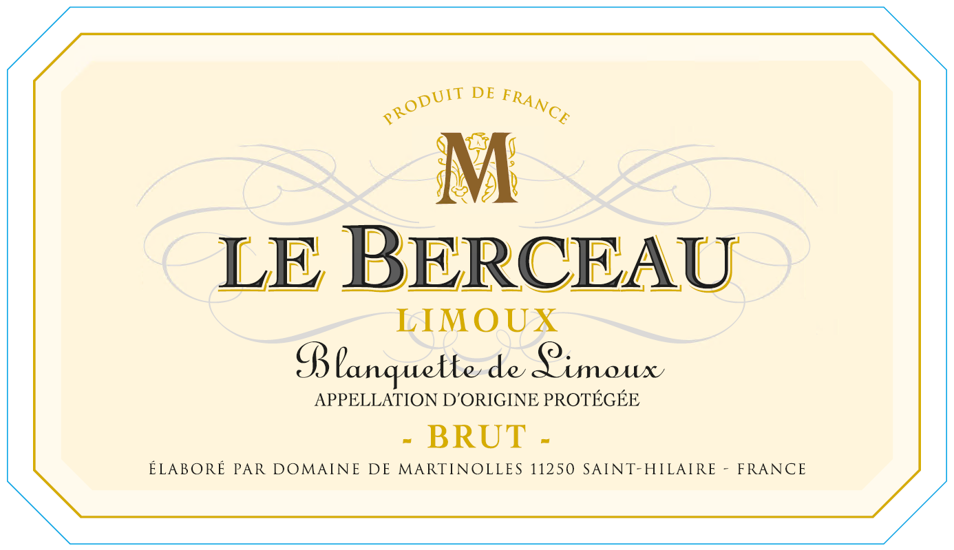 Domaine Martinolles Blanquette de Limoux Le Berceau Brut - NV (750ml)