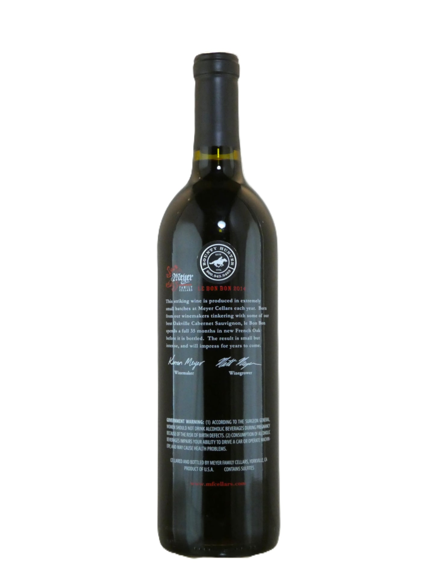 Meyer Family Cellars Le Bon Bon Cabernet Sauvignon - 2014 (750ml)