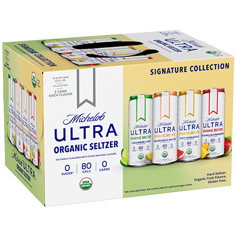 Michelob Ultra Organic Seltzer Signature Variety Pack(12oz Can 12pk)