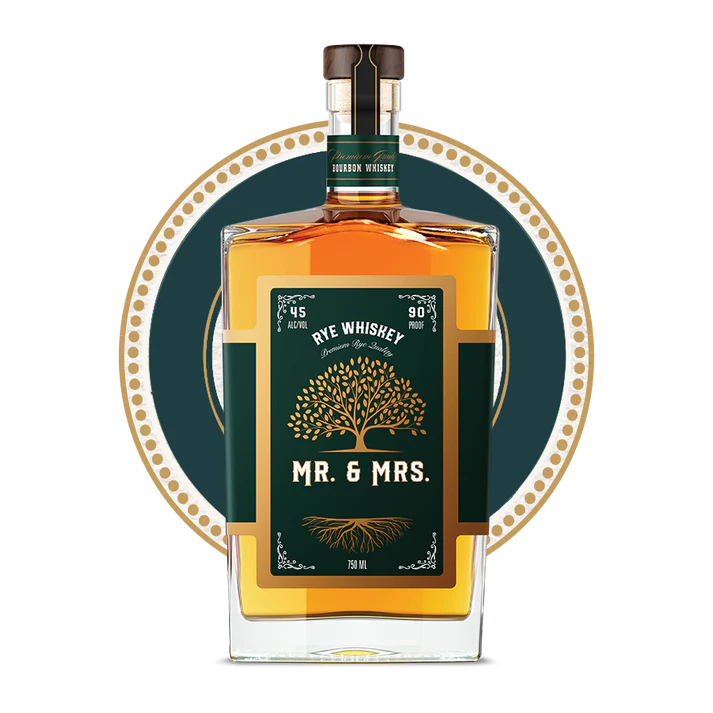 Mr.& Mrs. Green Oak Tree 5 Year Rye Whiskey (750ml)