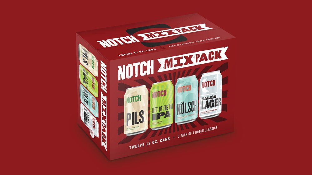 Notch Brewing Mixed Pack(12oz Can 12pk)