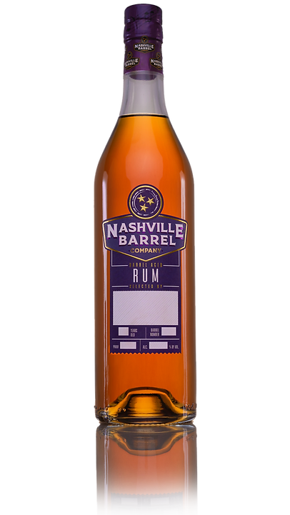 Nashville Barrel Company Rum Single Barrel -Whiskey Barrel Finished (750ml)