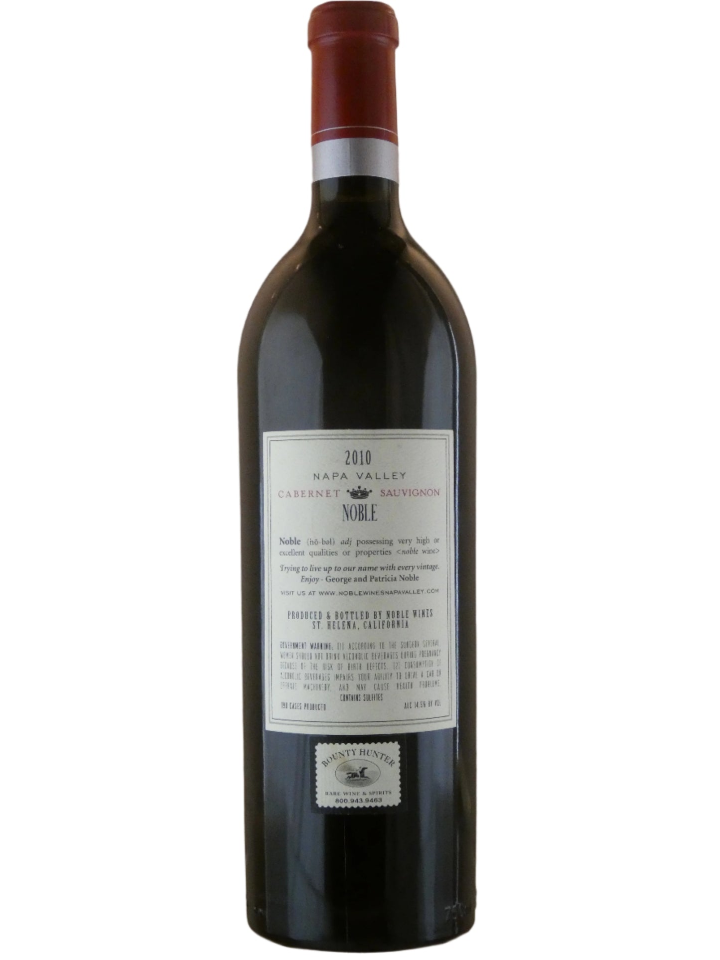 Noble Cabernet Sauvignon - 2010 (750ml)