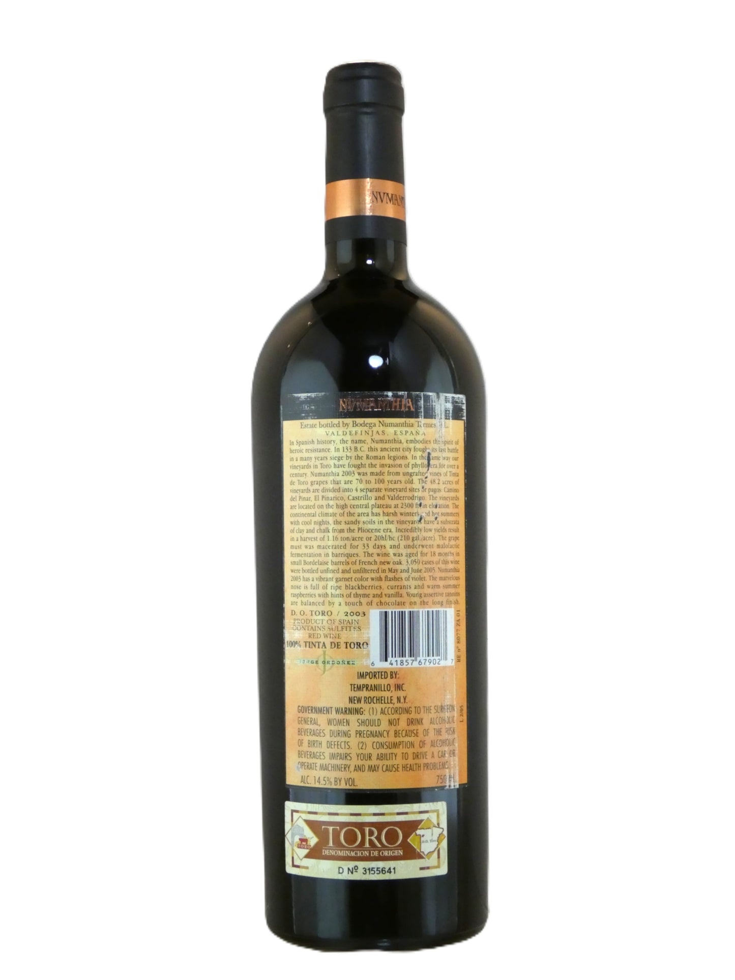 Numanthia Toro- 2003 (750ml)