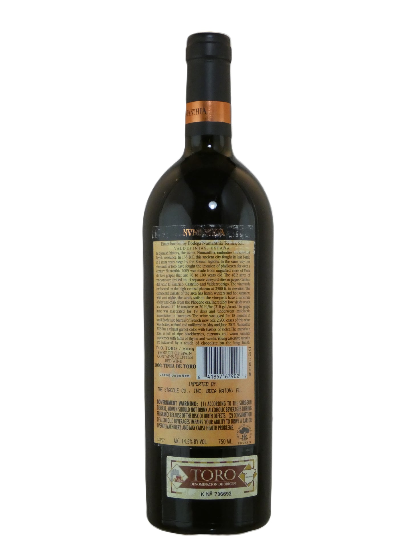 Numanthia Toro - 2005 (750ml)
