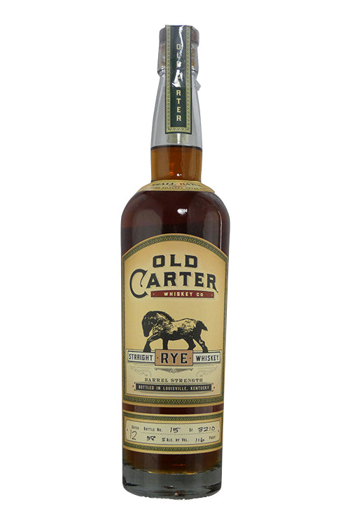 Old Carter Rye Whiskey Batch 12 (750ml)116 proof
