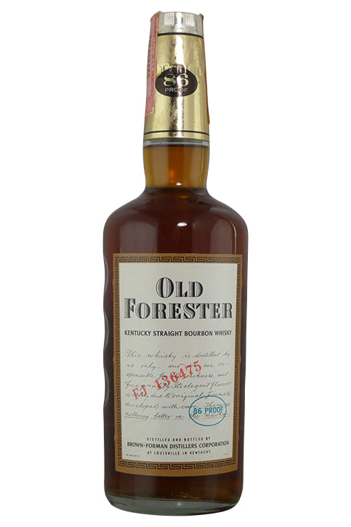 Old Forester Bourbon 86 Proof-1975 Vintage (750 ml)