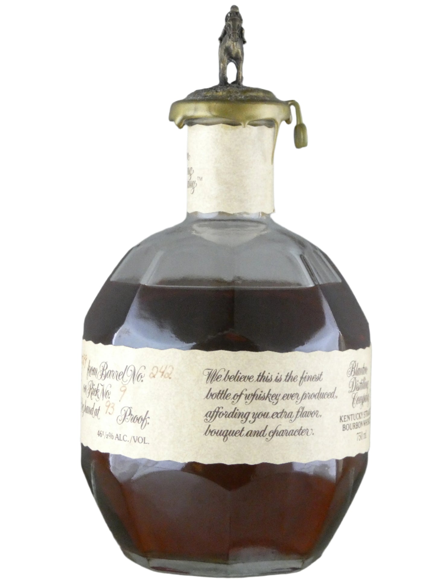 Blanton’s Single Barrel Bourbon Whiskey 11-15-89 (750ml)