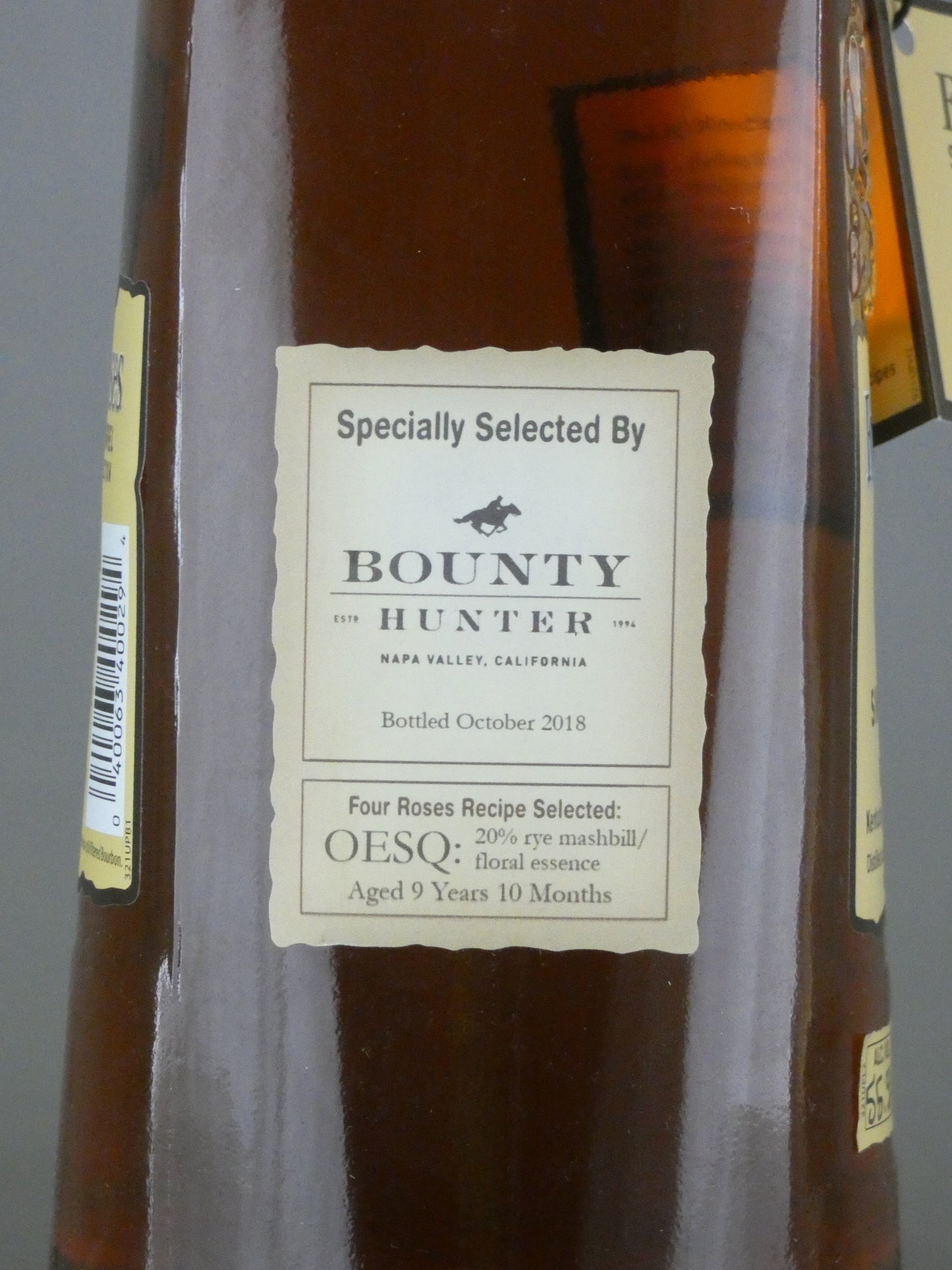 Four Roses Single Barrel Cask Strength (9Year 10month OESQ Bounty Hunter 55.3%) (750ml)