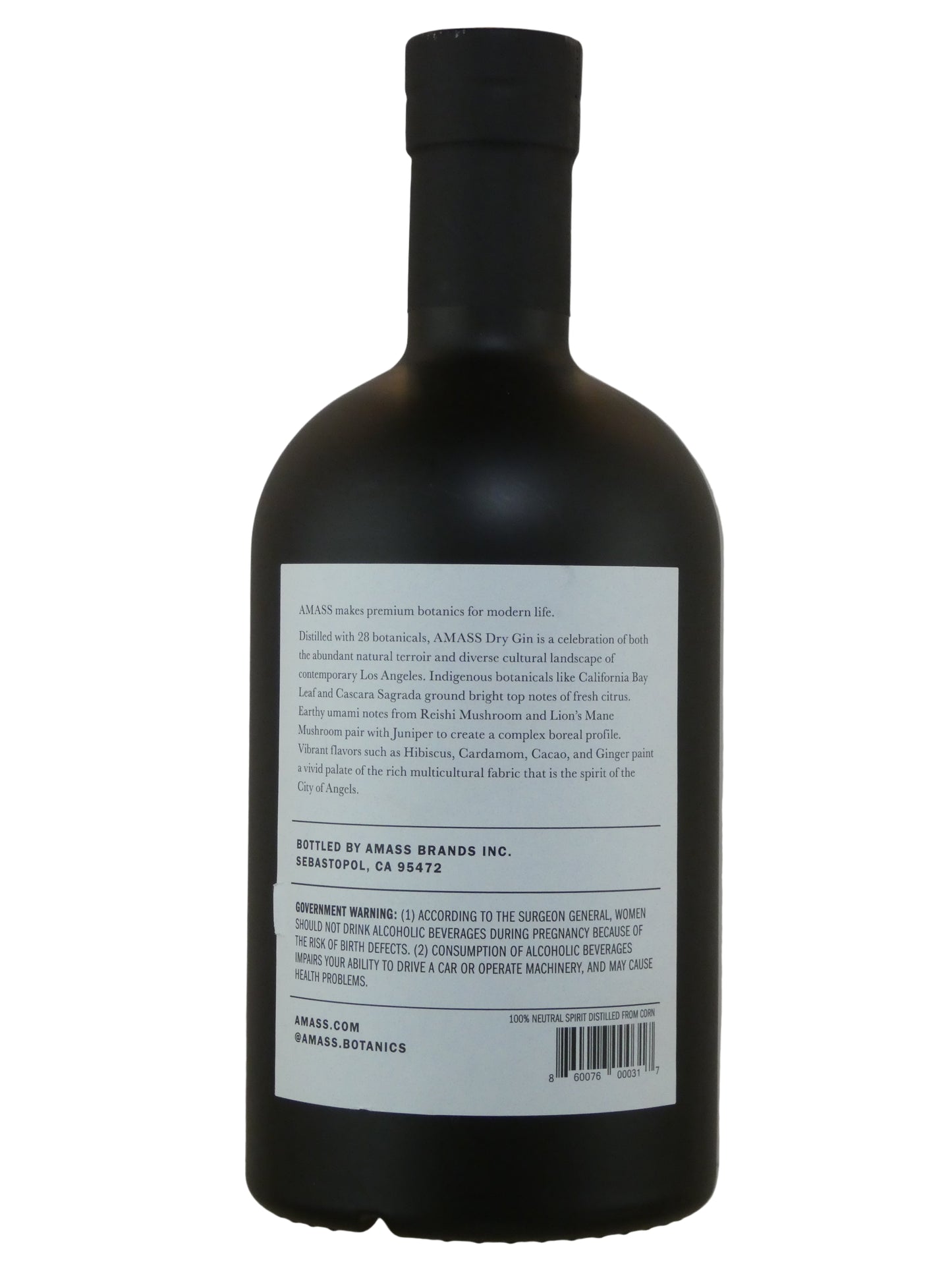 Amass Dry Gin (750ml)