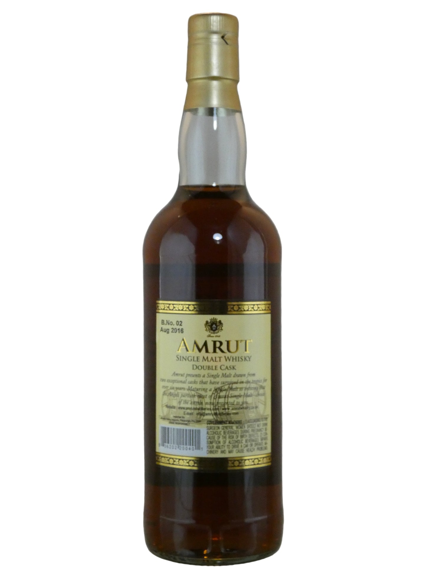 Amrut Double Cask Single Malt Whisky (750ml)