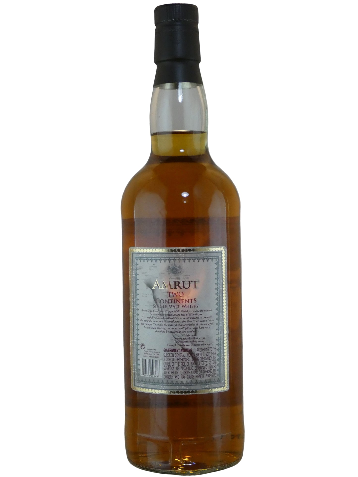 Amrut Two Continents Single Malt Whisky (750ml)