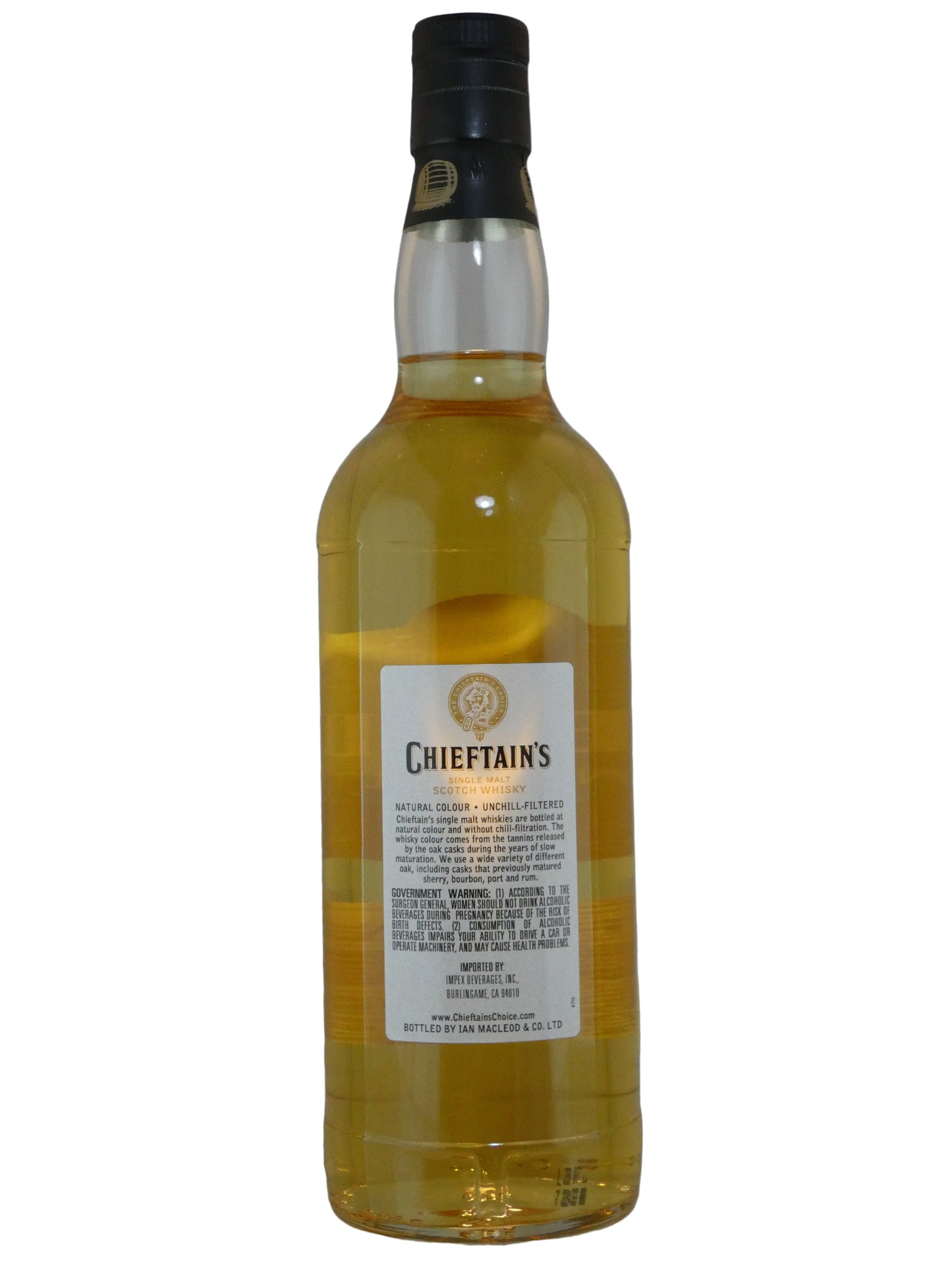 Chieftain's Single Malt Whisky Allt-A-Bhainne 16 Year Old (750ml)