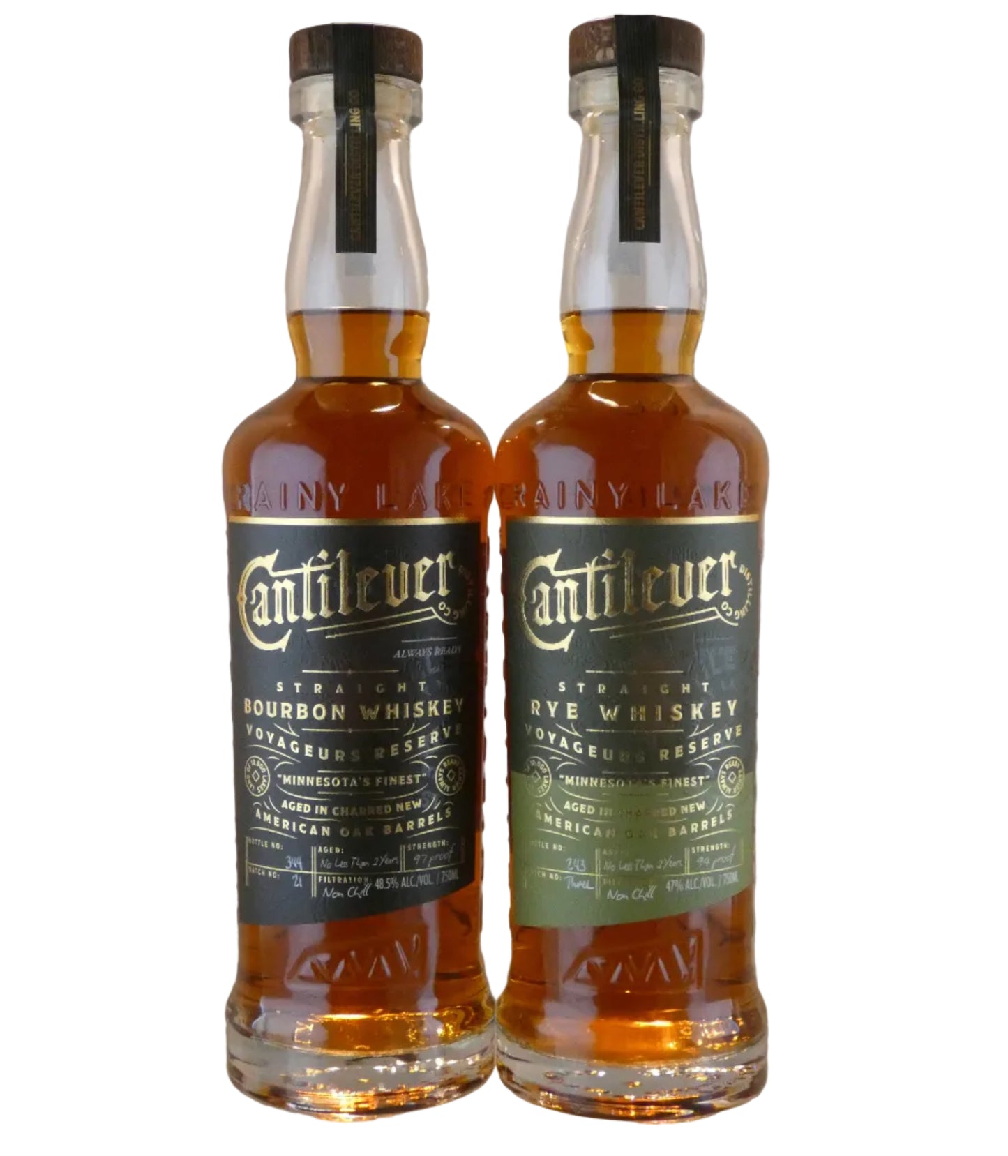 Cantilever Distilling Co 2 Bottle Whiskey Bundle - (750ml)