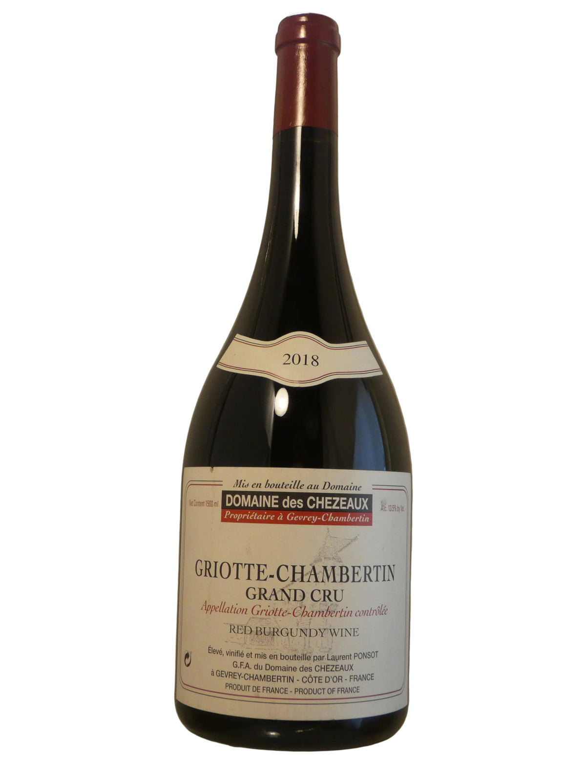 Domaine des Chezeaux Griotte-Chambertin Grand Cru (Ponsot) - 2018 (1.5 L)