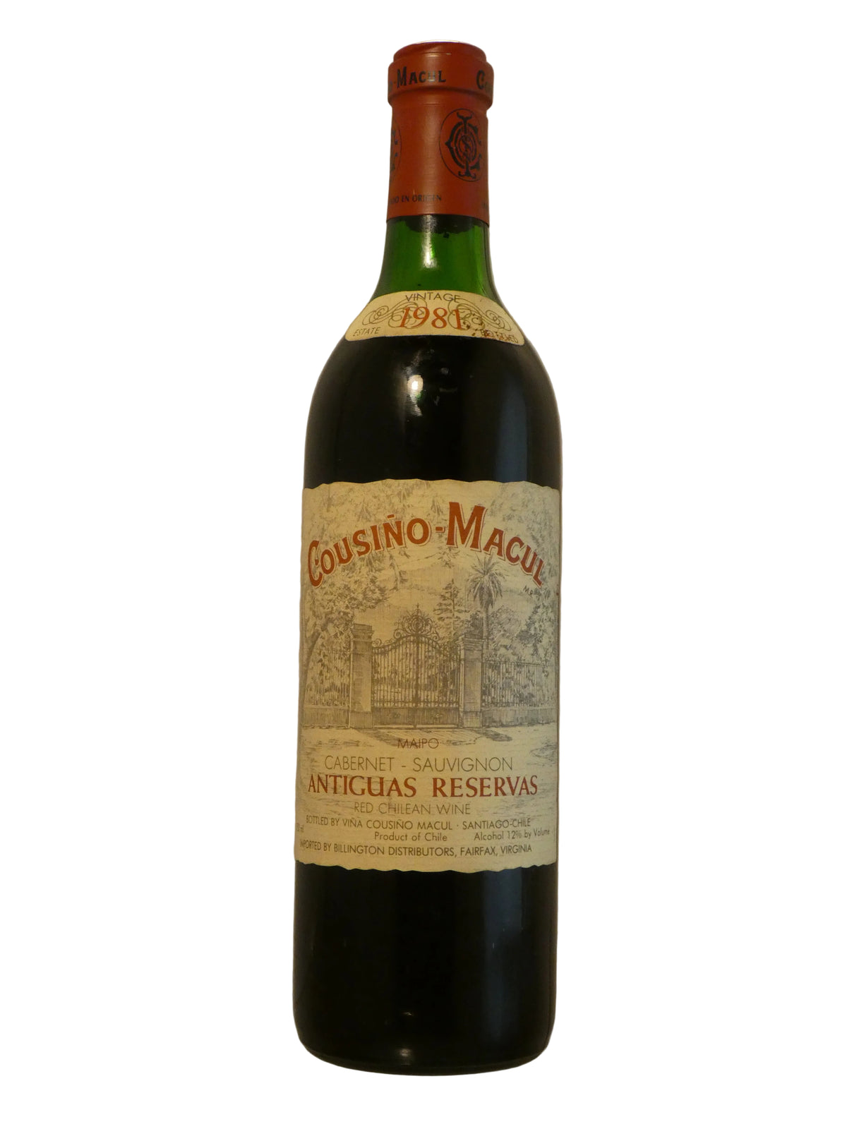 Cousino Macul Antiguas Reservas Cabernet Sauvignon - 1981 (750ml)