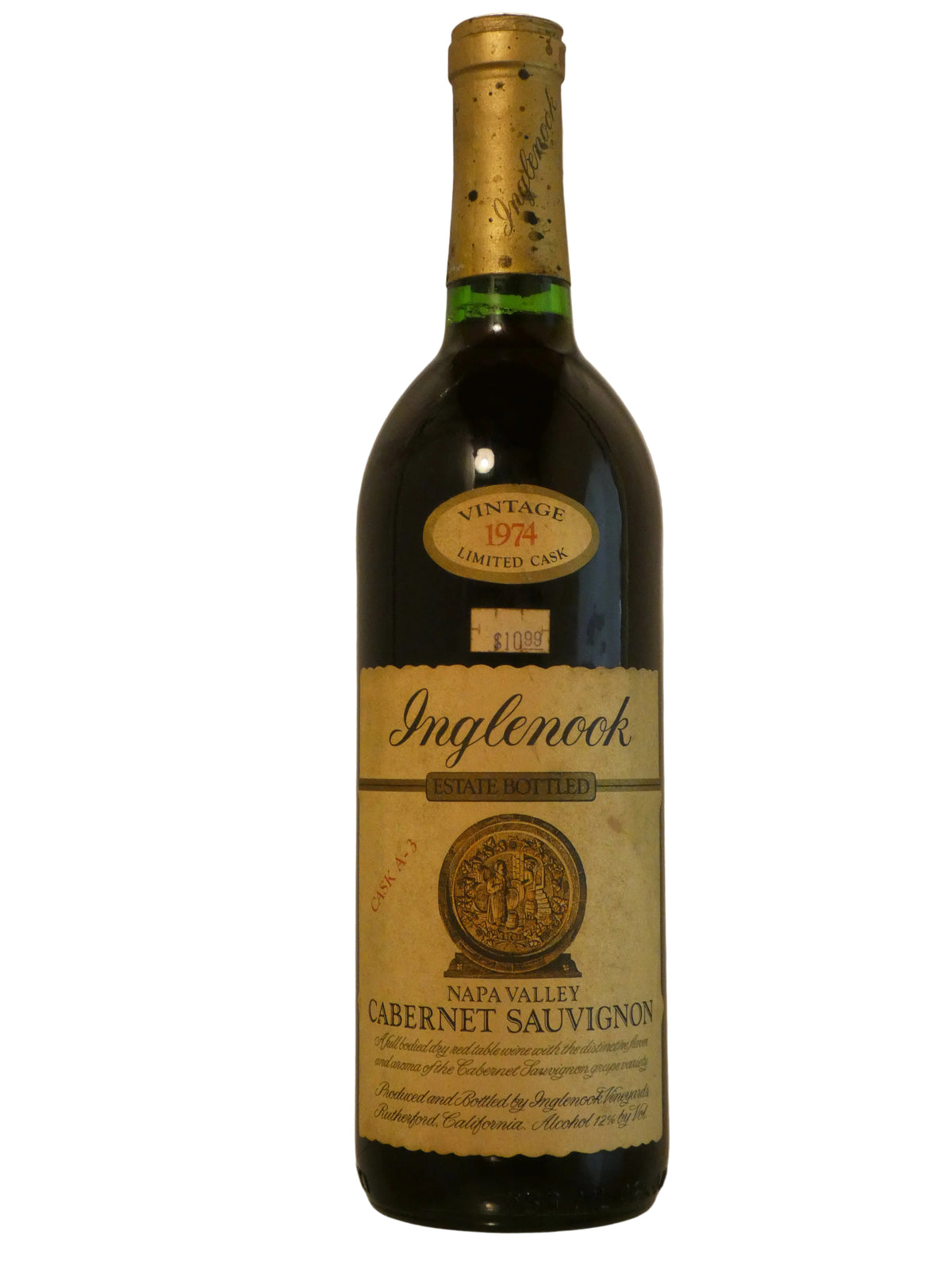 Inglenook Cabernet Sauvignon Limited Cask A-3 - 1974 (750ml)
