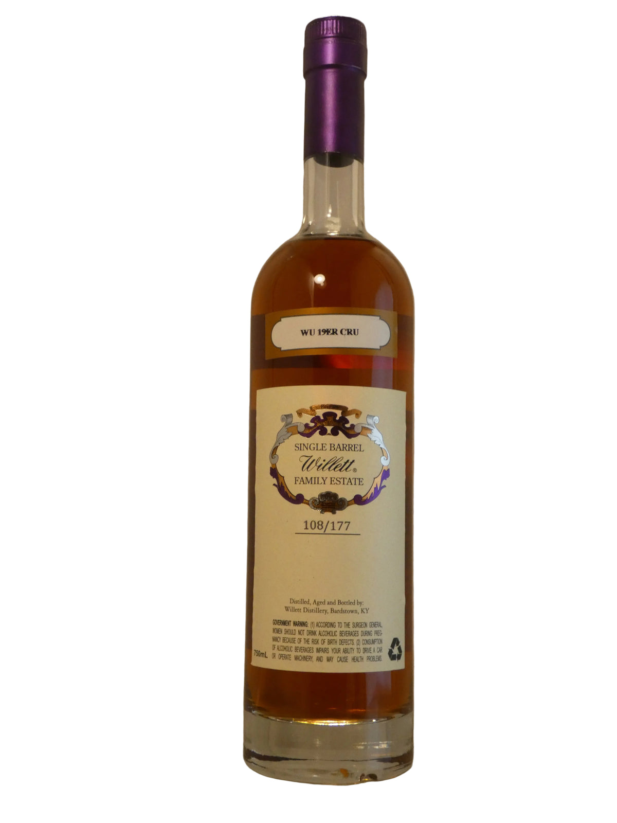 Willett Bourbon 10 Year Barrel No. 2070 - 126.2 "WU 19ER CRU" (750ml)