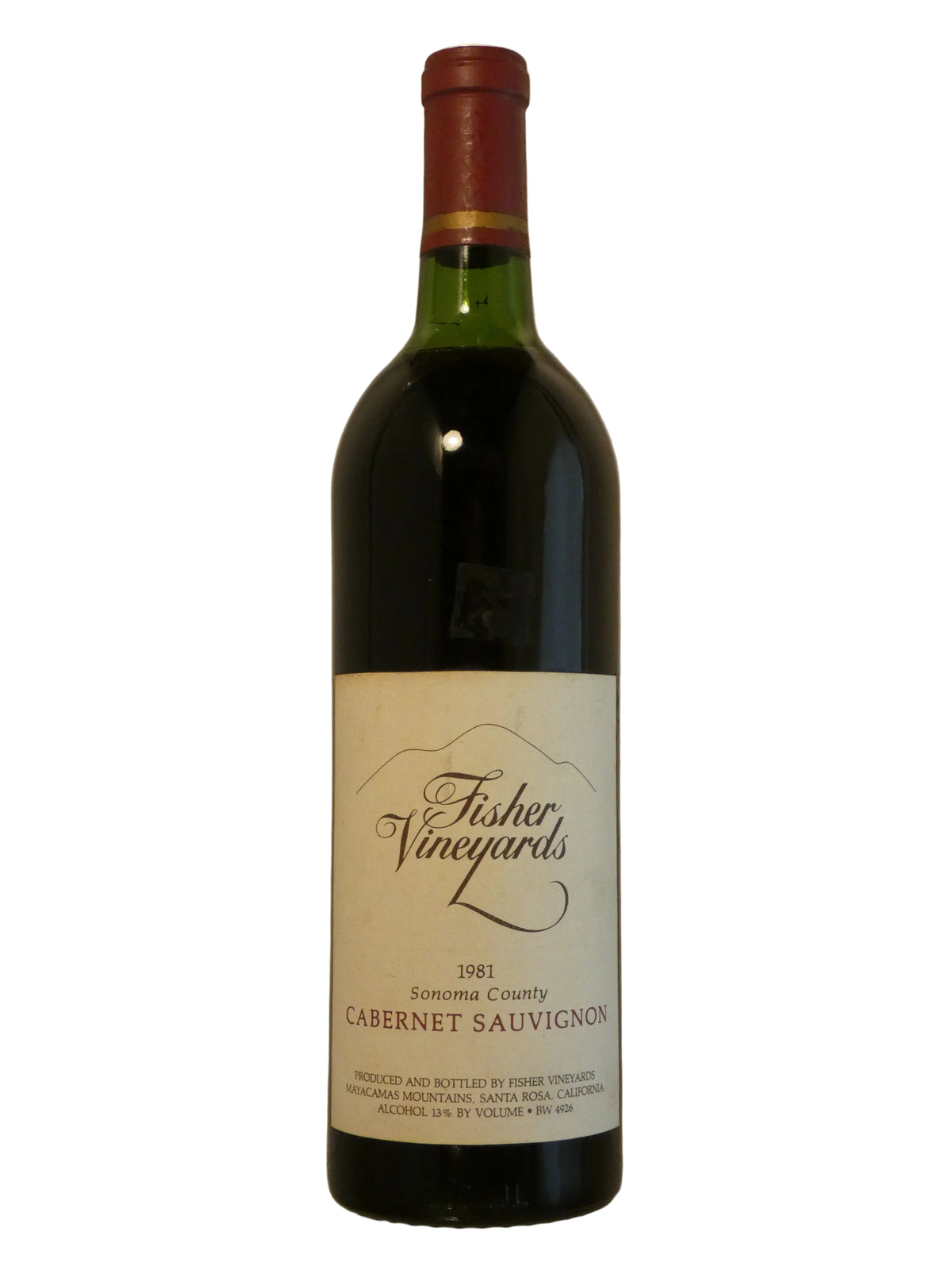 Fisher Vineyards Mayacamus Mountains Cabernet Sauvignon - 1981 (750ml)