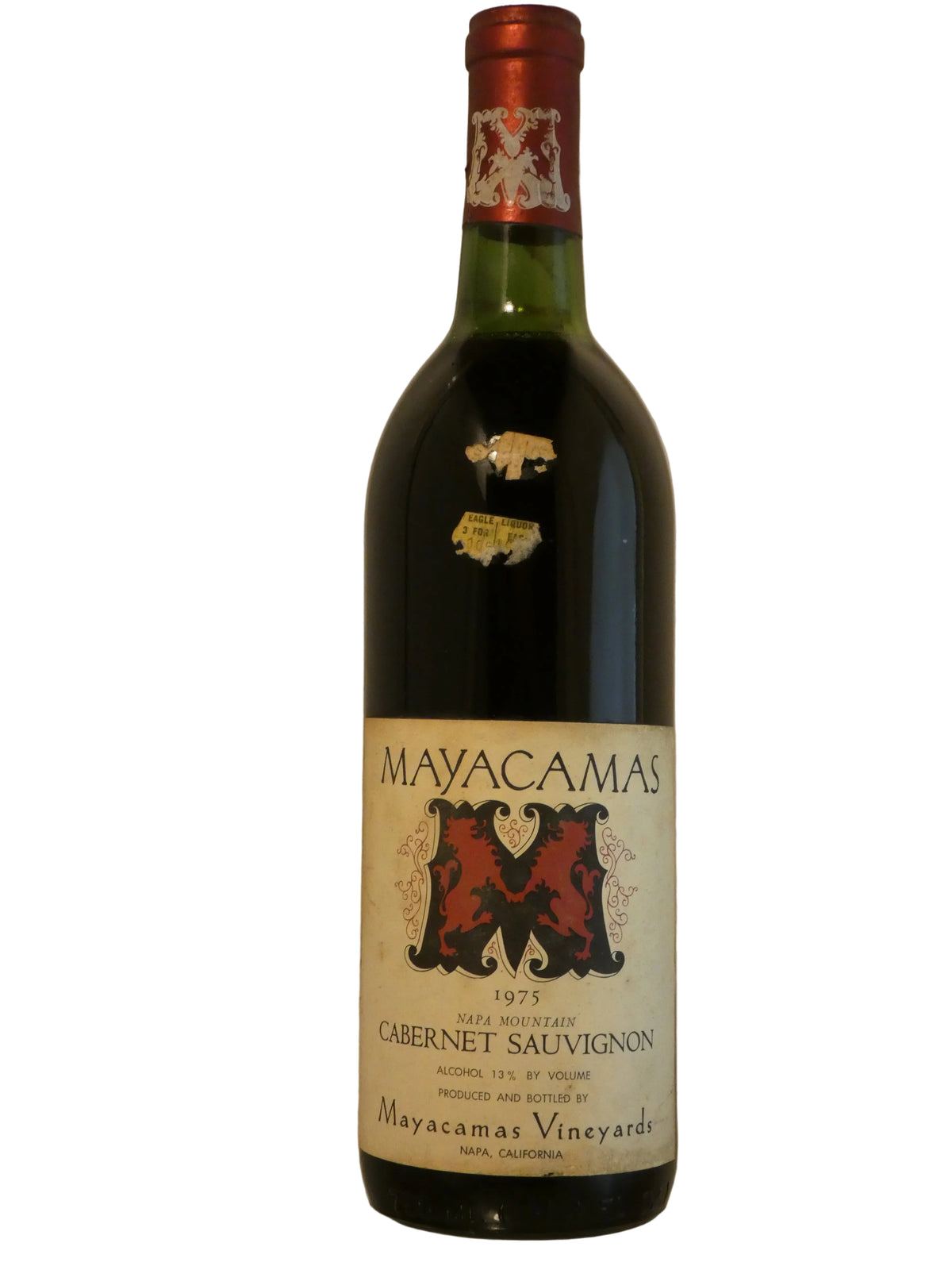 Mayacamas Vineyards Mayacamas Vineyard Cabernet Sauvignon - 1975 (750ml)