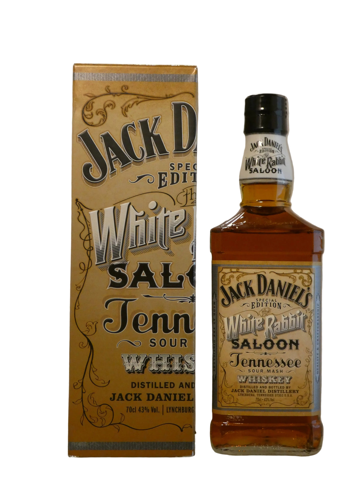 Jack Daniel's White Rabbit Saloon 120th Anniversary Limited Edition Sour Mash Whiskey with Box - 2012 Release (700ml)