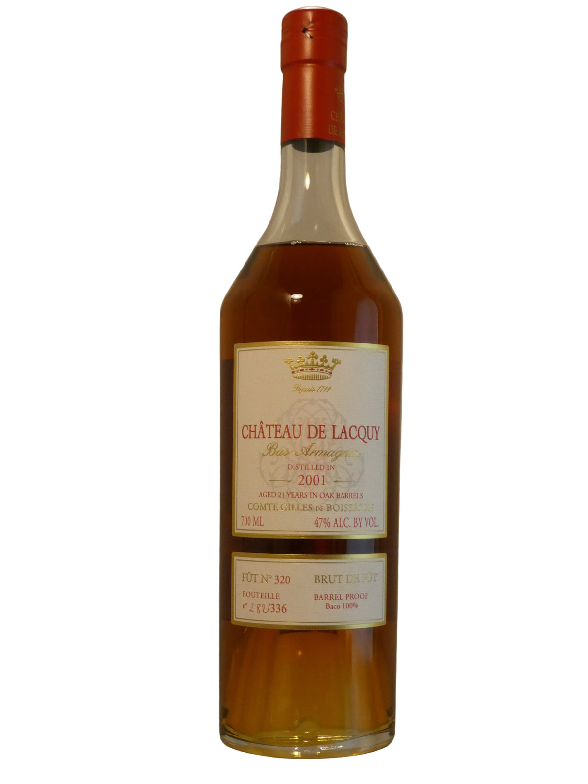 Chateau de Lacquy Armagnac 2001 - Baco Armagnac 320 (700ml)