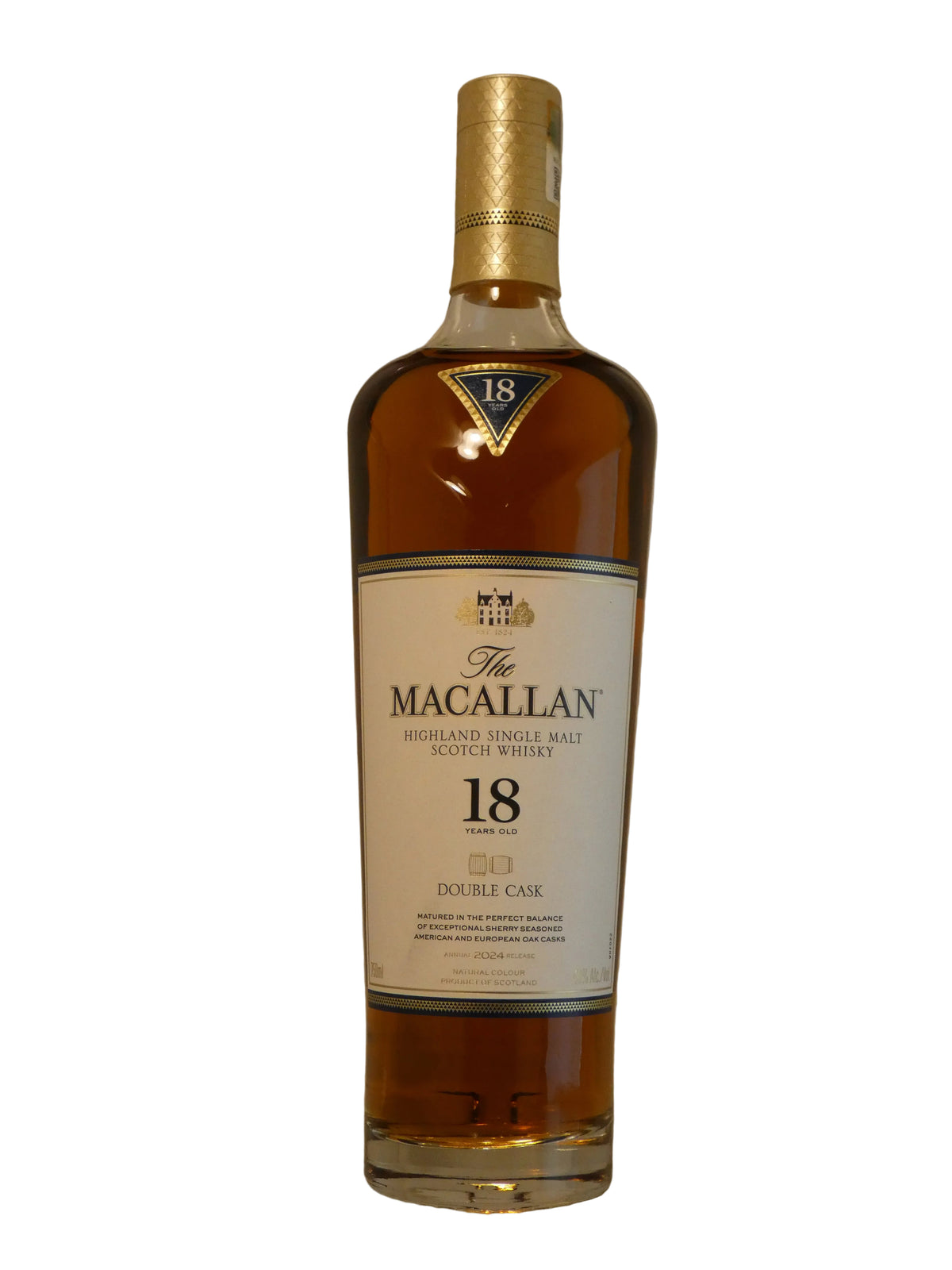 Macallan Double Cask 18 Year Old Single Malt Scotch Whisky (750ml)