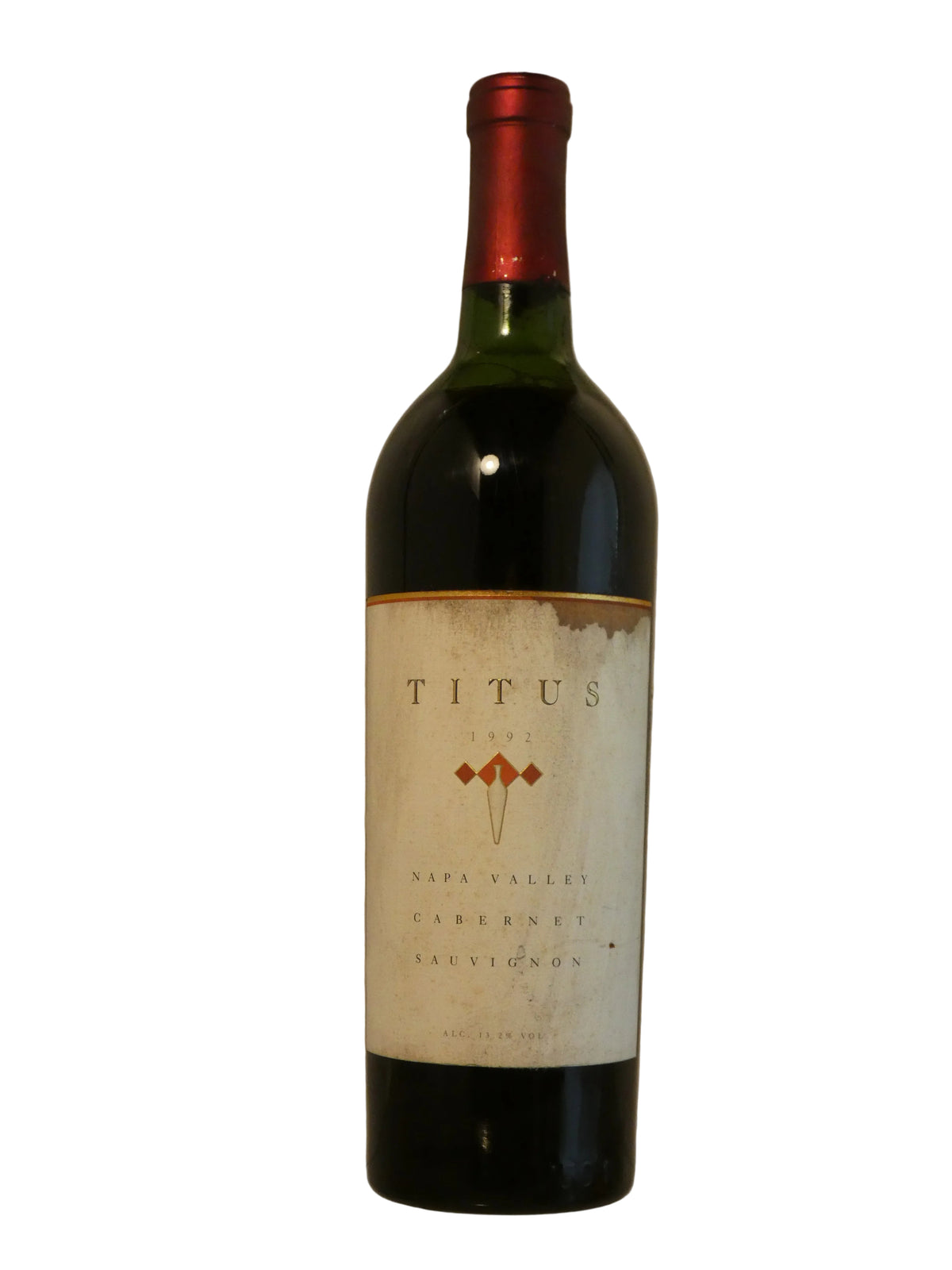 Titus Vineyards Napa Cabernet Sauvignon (Mid-Shoulder Fill)- 1992 (750ml)