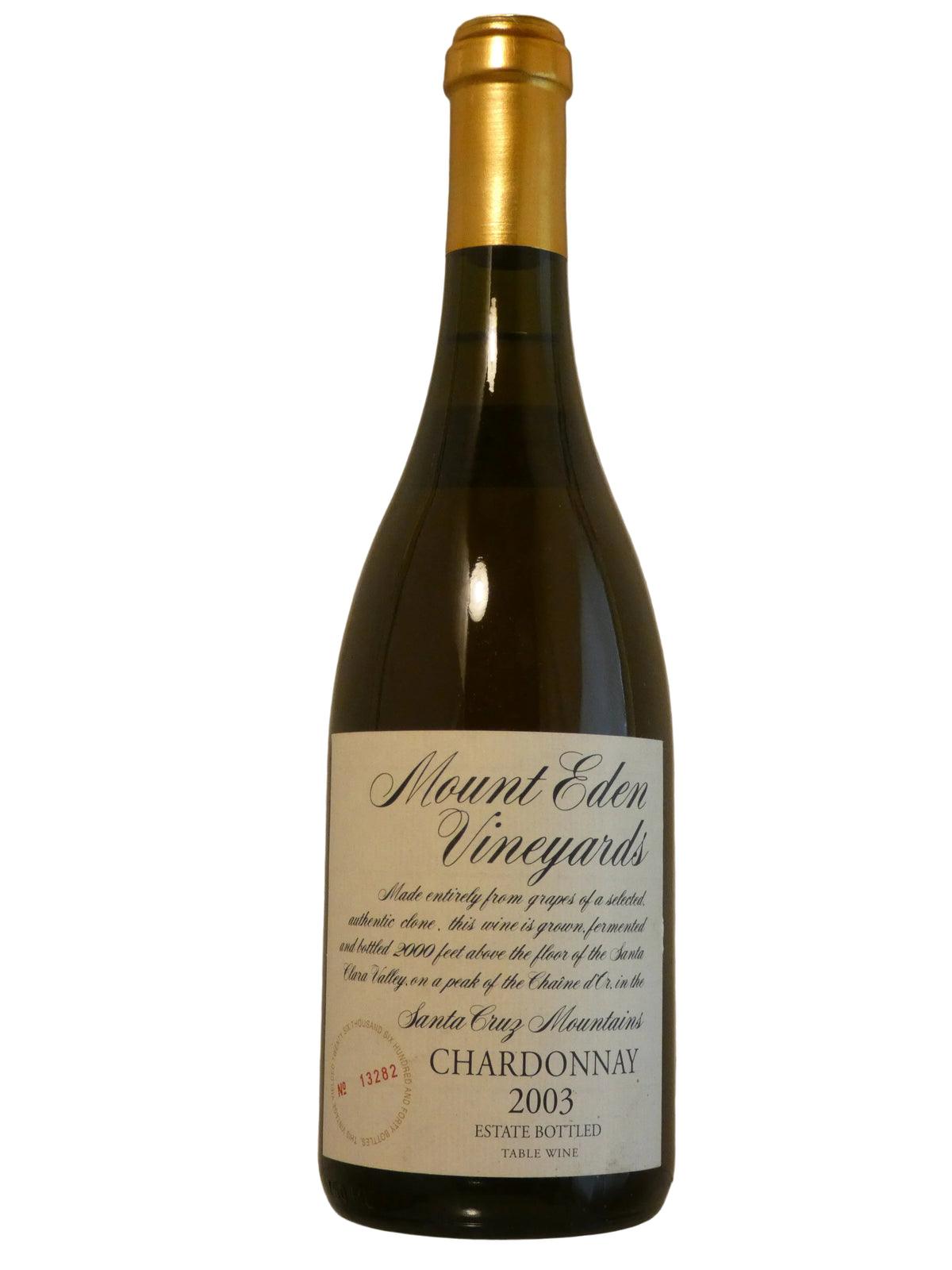 Mount Eden Vineyards Chardonnay - 2003 (750ml)