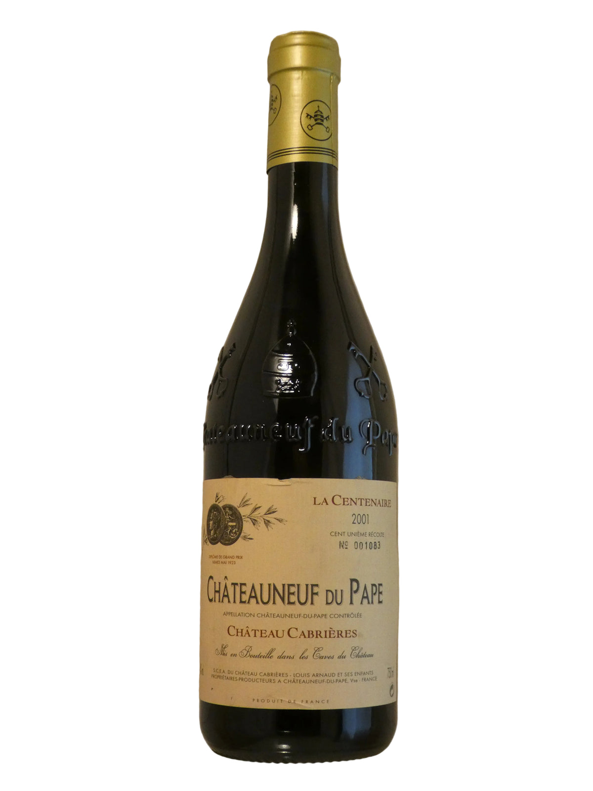 Chateau Cabrieres Chateauneuf du Pape Cuvee Centenaire - 2001 (750ml)