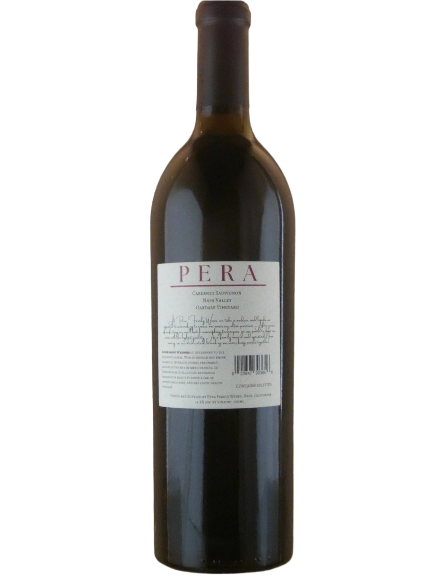 Pera 'Oakdale Vineyard' Cabernet Sauvignon - 2019 (750ml)