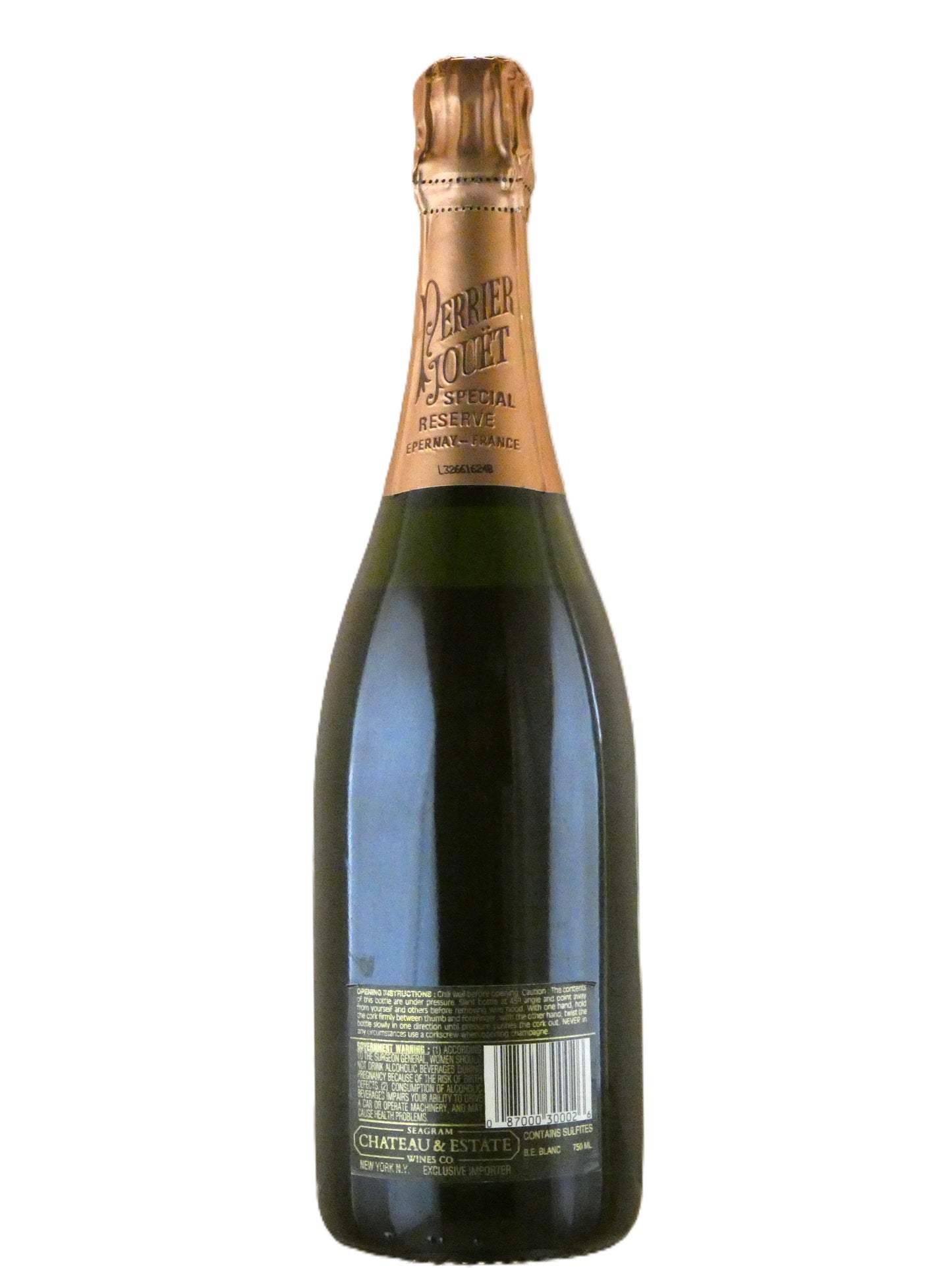 Perrier-Jouet Fleur De Champagne - Special Reserve (Mid-Shoulder fill)- 1988 (750ml)