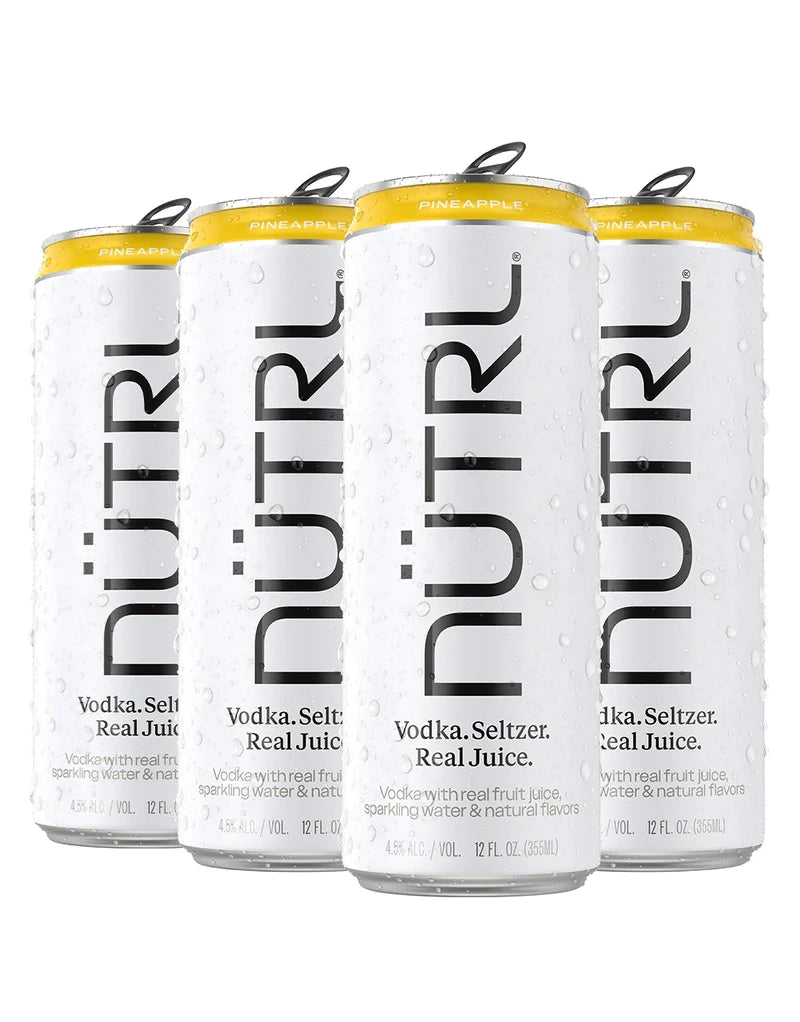 NUTRL Pineapple Pack (12oz Can 4 Pk)
