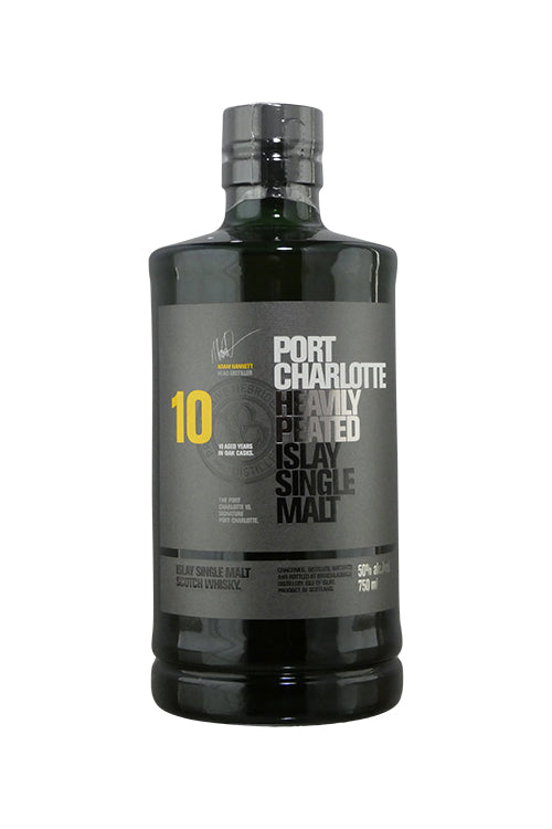 Port Charlotte Heavily Peated Islay Single Malt 10 Year (750ml)
