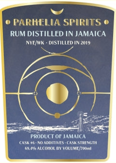 Parhelia Cask #6 New Yarmouth Winston Kennedy Rum 69.4% - 2019 (700ml)