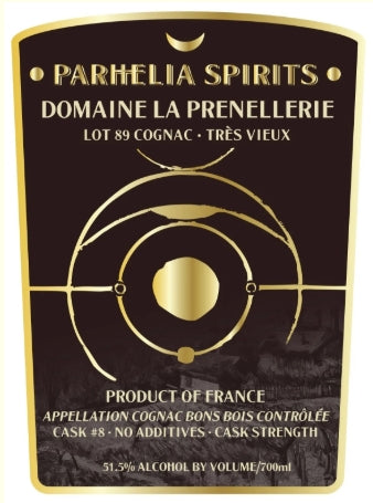 Parhelia Cask #8 Domaine La Prenellerie Lot 89 Cognac Bons Bois 51.5% - (700ml)