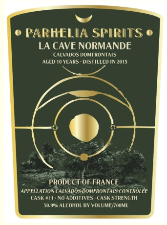 Parhelia Cask #11 La Cave Normande 2015 Calvados Domfrontais 50.9% - (700ml)