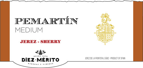 Bodegas Diez Merito Pemartin Medium Sherry - NV (750ml)