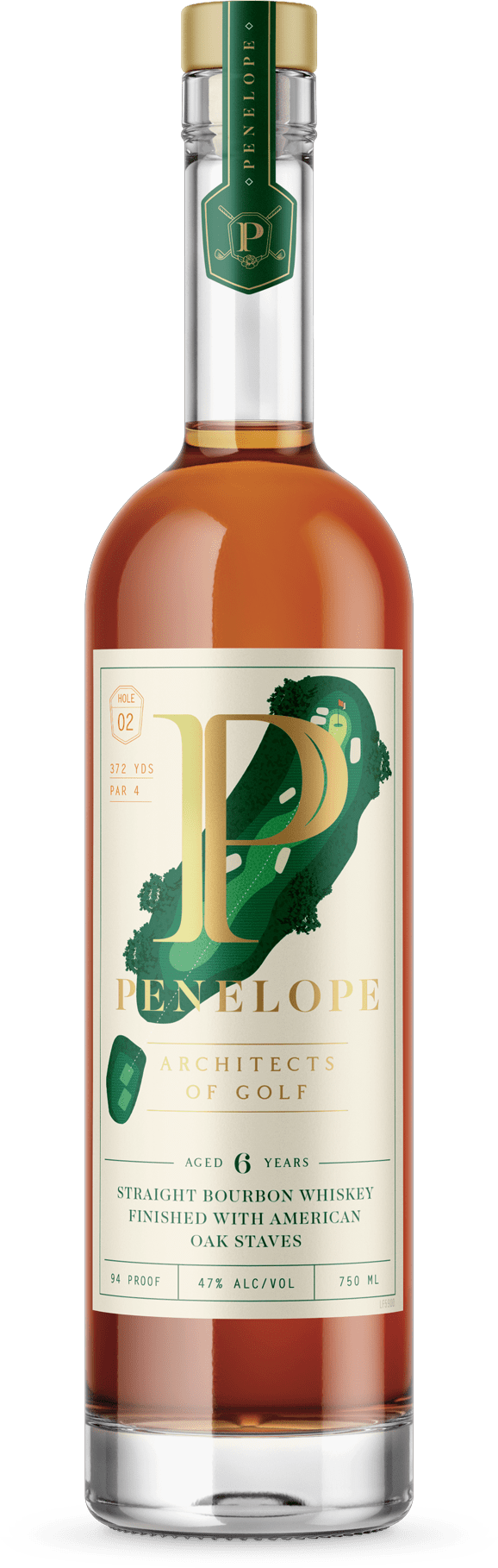 Penelope Architect of Golf 'Hole 2'6-Year Bourbon - (750ml)
