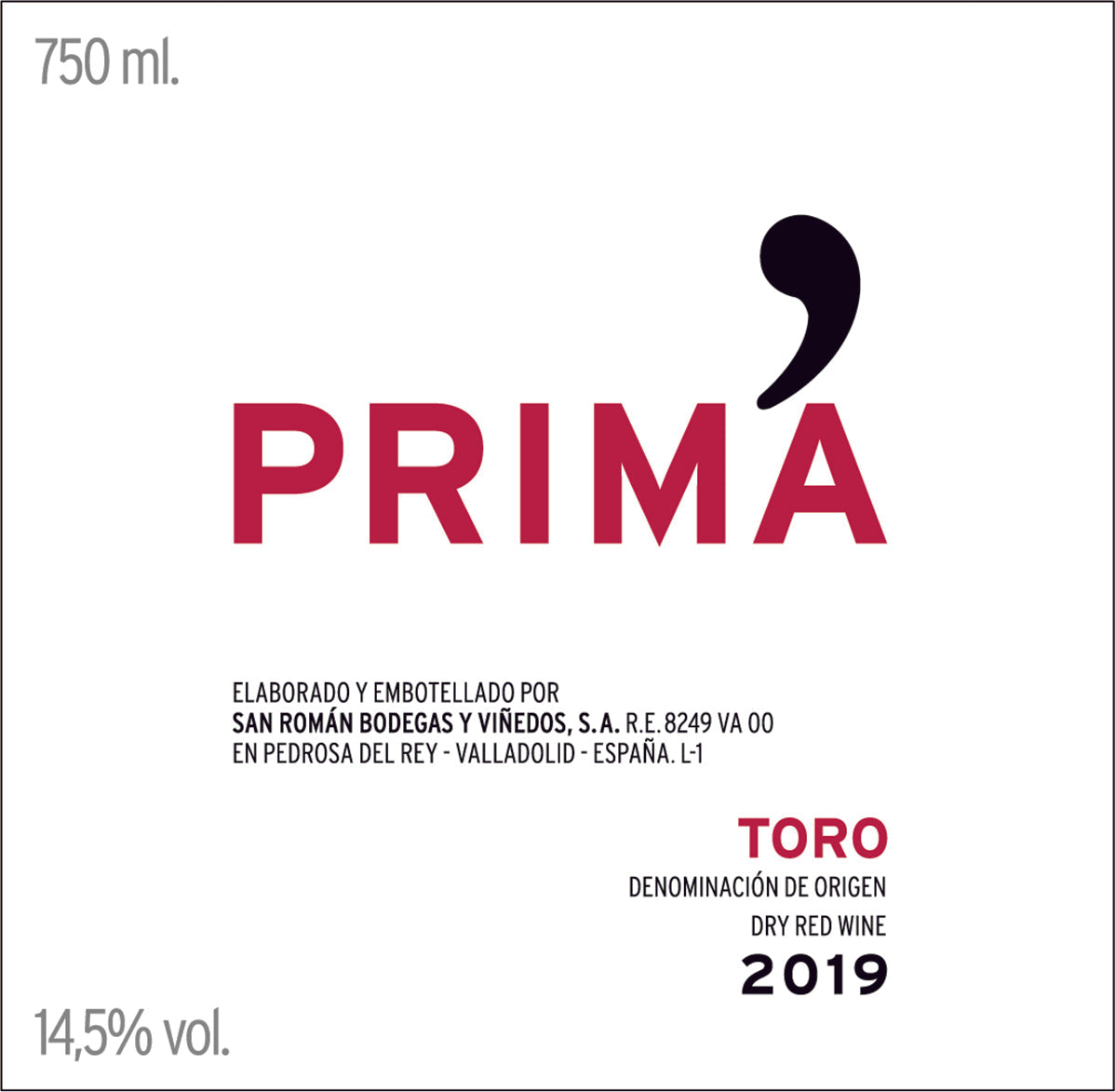 Prima Toro - 2020 (750ml)