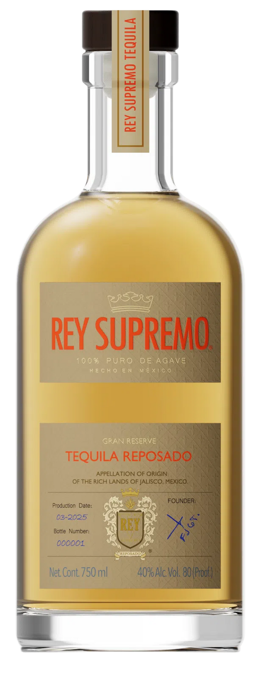 Rey Supremo Gran Reserve Tequila Reposado  (750ml)