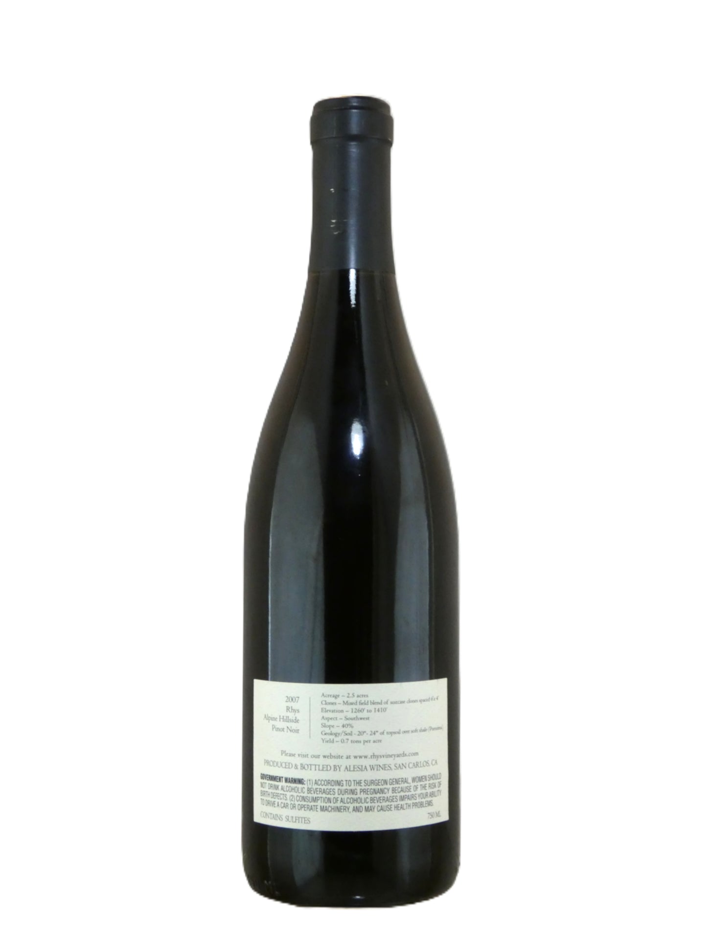 Rhys Vineyards Pinot Noir Alpine Hillside - 2007 (750ml)